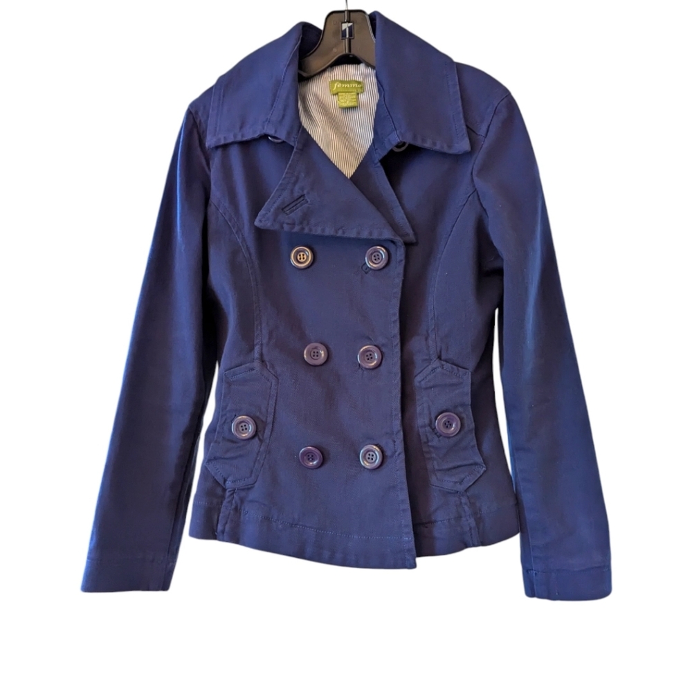 Femme Beautiful Jacket blue just in time for Fall in Sz small